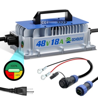 DCHOUSE 48V/18A PROSTOWNIK 18A AUTOMATYCZNY SMART ŁADOWARKA 48V 18A
