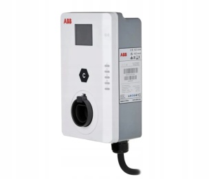 Ładowarka trójfazowa Terra AC wallbox 22kW ABB ekran, 4G, RFID, WiFi, BT