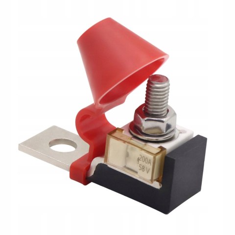 Listwa i bezpiecznik zaciskowy MRBF z 2 szt. bezpiecznika 58V 100A
