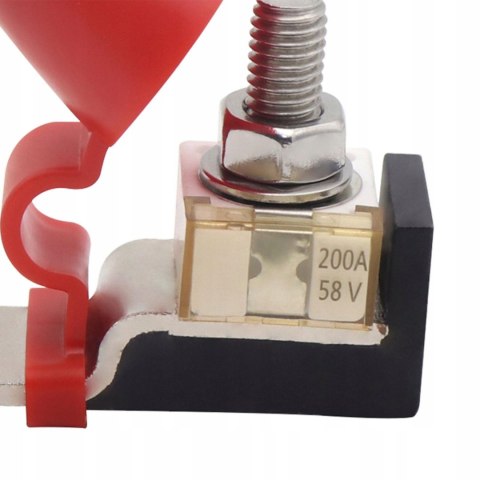 Listwa i bezpiecznik zaciskowy MRBF z 2 szt. bezpiecznika 58V 100A