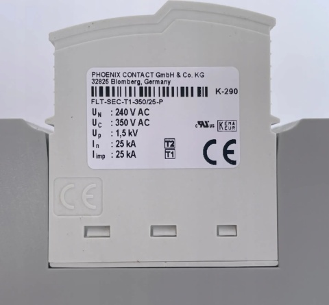 Odgromnik i ochrona przeciwprzepięciowa FLT-SEC-T1+T2-3S-350/25-FM 2905470