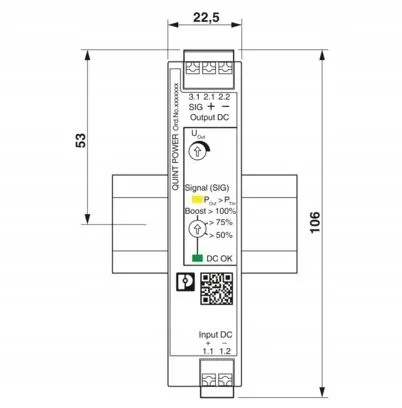 Phoenix Contact QUINT4-PS/12-24DC/5-15DC/2.5/PT – przetwornica DC/DC QUINT POWER 1066704