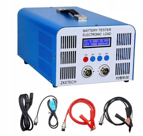 40A ZKETECH EBC-A40L Tester ogniw, ładowanie, rozładowanie (m.in. LifePO4)