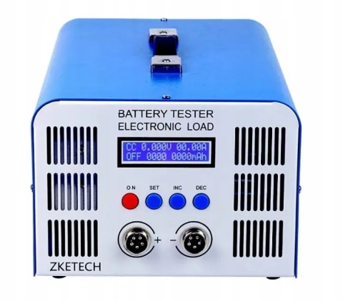 40A ZKETECH EBC-A40L Tester ogniw, ładowanie, rozładowanie (m.in. LifePO4)