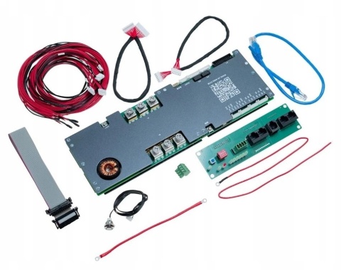 Ekran + Balanser JK-BMS Smart BMS Inverter 7S-16S 200A BAL 2A V19 komplet