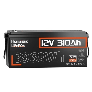 310Ah Humsienk 12V 310Ah 100A BMS i BEZ Bluetooth