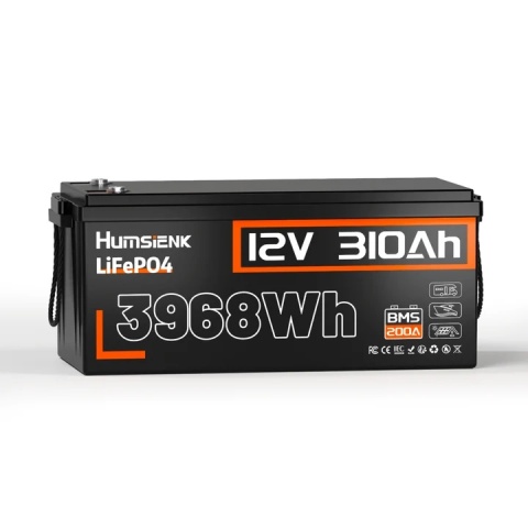 310Ah Humsienk 12V 310Ah 200A BMS i BEZ Bluetooth