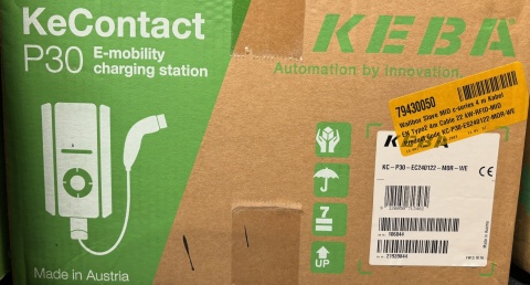 Ładowarka KEBA Contact P30 22 kW EC240122 stacja ładowania Ethernet LAN