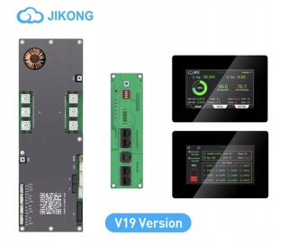 V19 BMS LiFePO4 16s JK-BMS JK-PB2A16S20P 200A/350A + szklany ekran LCD